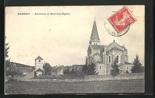 AK Bonnay, Ancienne et Novelle Eglise