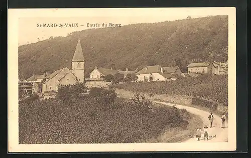 AK Saint-Mard-de-Vaux, Entrée du Bourg