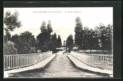 AK Salornay-sur-Guye, le Pont d'Angoin