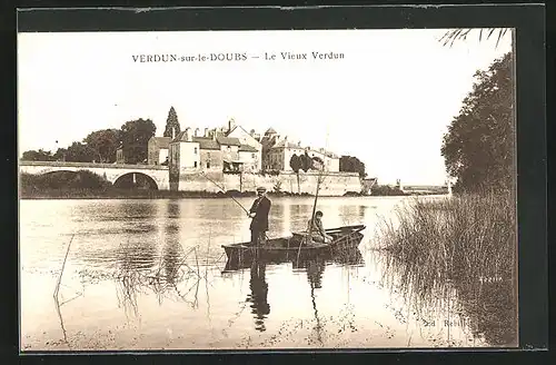 AK Verdun-sur-le-Doubs, le Vieux Verdun