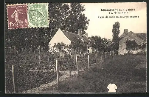 AK Champigny-sur-Yonne, La Tuilerie