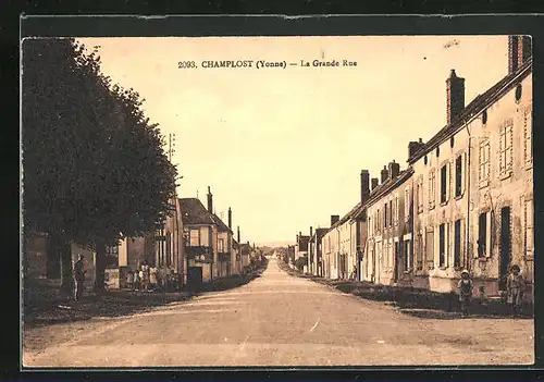 AK Champlost, La Grande Rue