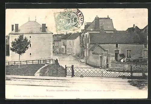 AK Nuits-sous-Ravieres, Entree, vue prise du cote sud