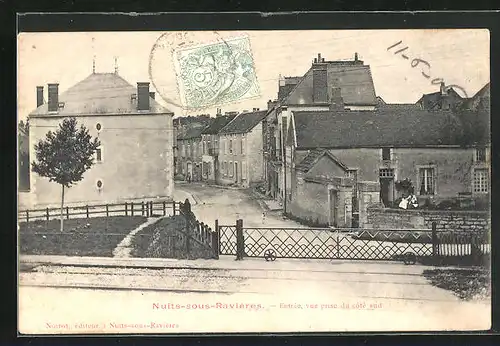 AK Nuits-sous-Ravieres, Entree, vue prise du cote sud