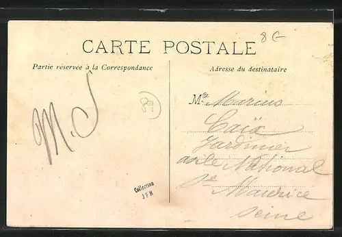 AK Nuits-sous-Ravieres, Entree, vue prise du cote sud