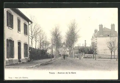 AK Toucy, avenue de la Gare