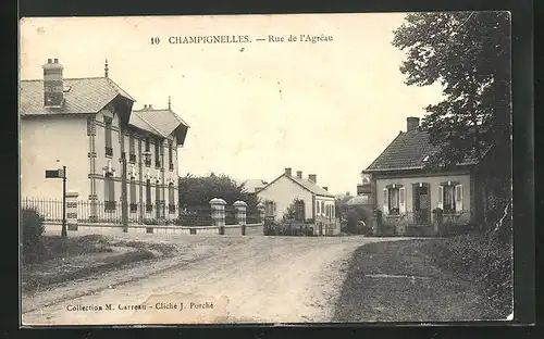 AK Champignelles, Rue de l'Agréau