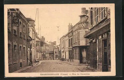 AK Champignelles, Rue du Commerce