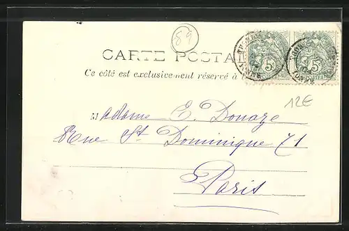 AK Thorigny-sur-Oreuse, Route de Sense