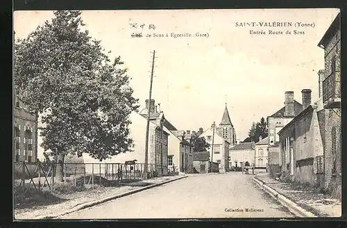 AK Saint-Valérien, Entrée Route de Sens