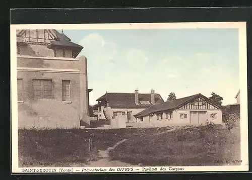 AK Saint-Sérotin, Préventorium des Gitrys, Pavillon des Garcons