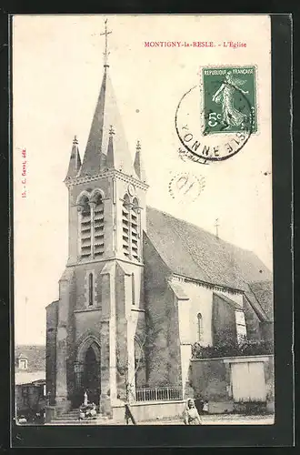AK Montigny-la-Resle, l'Église