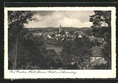 AK Bad Buckow / Märk.Schweiz, Blick v. d. Luisenberg