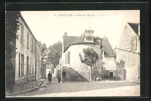 AK Etoilles, Rue de l'Église