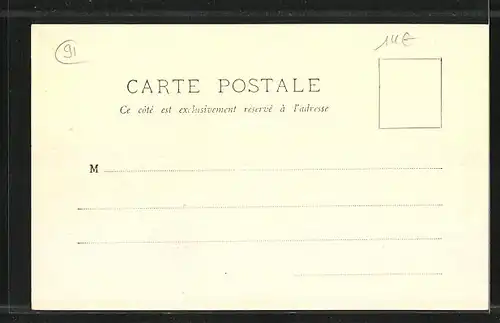 AK Saint-Sulpice-de-Faviéres, Gebäudeansicht mit Anwohnern