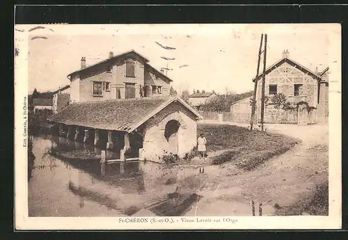 AK Saint-Chéron, Vieux Lavoir sur l'Orge