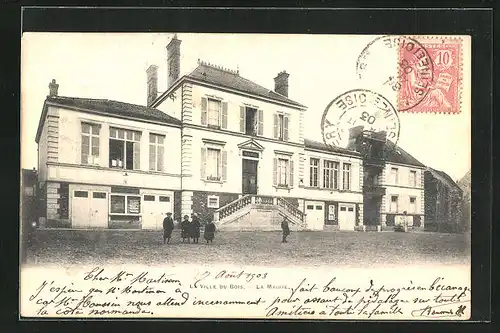 AK La Ville-du-Bois, la Mairie