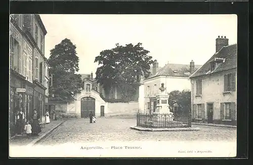 AK Angerville, Place Tessier