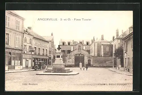 AK Angerville, Place Tessier