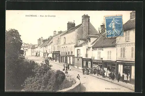 AK Dourdan, Rue de Chartres