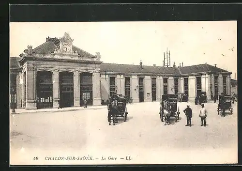 AK Chalon-sur-Saone, la Gare