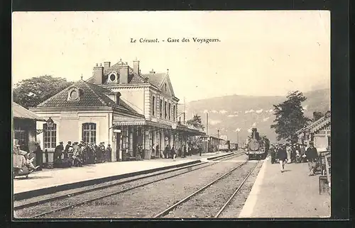 AK Le Creusot, Gare des Voyageurs