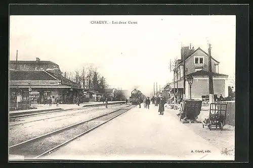 AK Chagny, les deux Gares