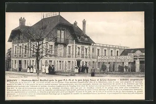 AK Joigny, Modern-Hôtel Baillet aprés la gare