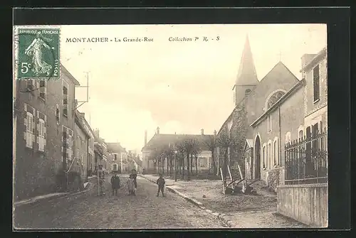 AK Montmache, la Grande-Rue