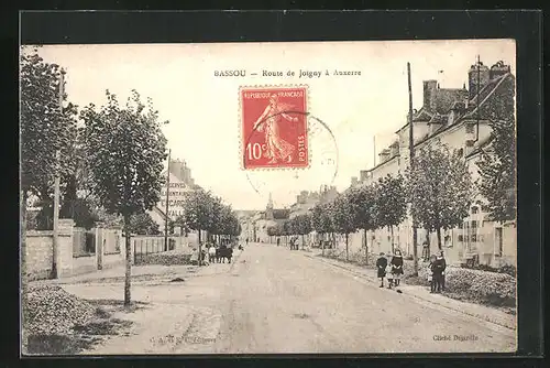 AK Bassou, Route de Joigny á Auxerre
