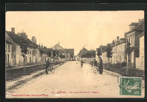 AK Bassou, La route d`Auxerre á Joigny