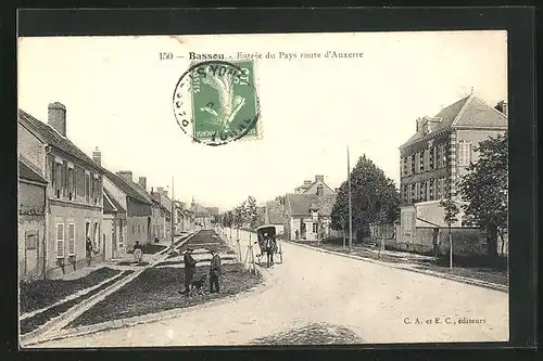 AK Bassou, Entrée du Pays, Route d`Auxerre