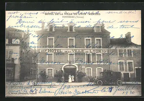 AK Tonnerre, Hotel de la Ville de Lyon-Menard
