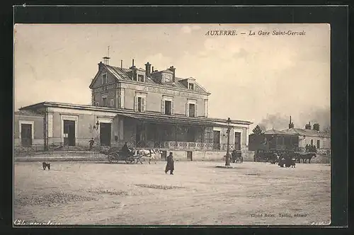 AK Saint-Gervais, la Gare