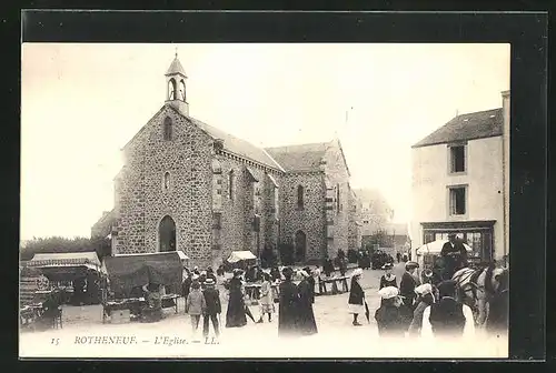 AK Rotheneuf, l. Eglise