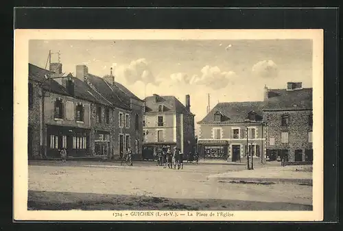 AK Guichen, la Place de l'Eglise