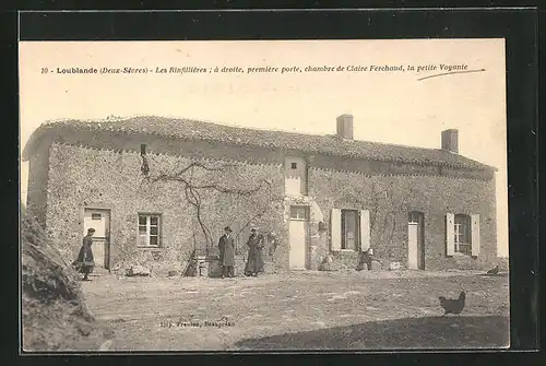 AK Loublande, Les Rinfillieres, a droite, premiere porte
