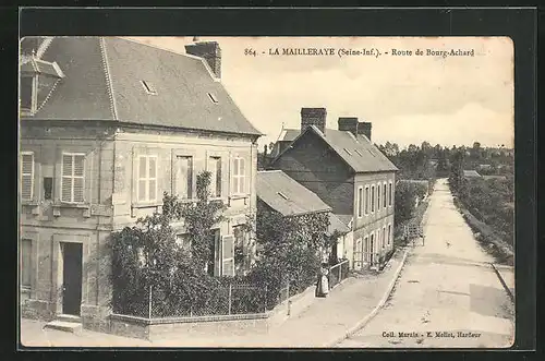 AK La Mailleraye, Route de Bourg-Achard