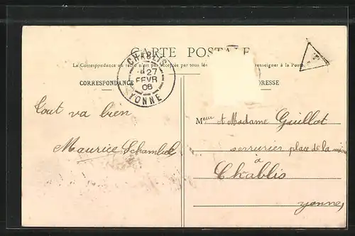 AK Chitry-le-Fort, Grande Rue