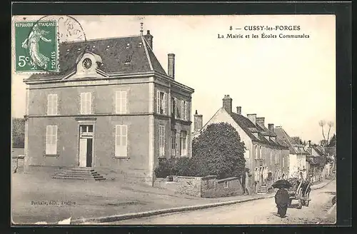 AK Cussy-les-Forges, La Mairie et les Ecoles Communales