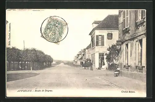 AK Appoigny, Route de Joigny, Hotel Fiacre