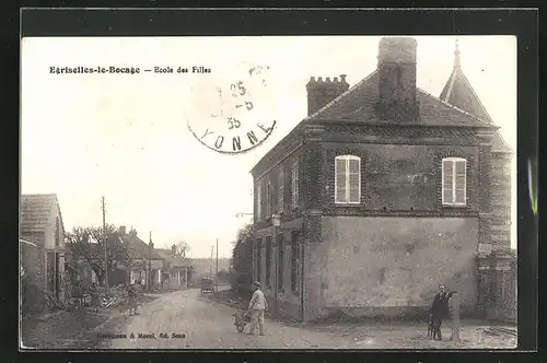 AK Egriselles-le-Bocage, Ecole des Filles