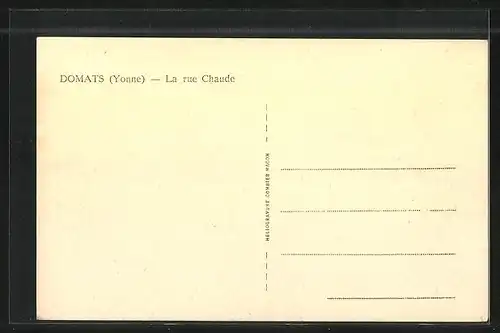 AK Domats, La Rue Chaude