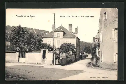 AK Voutenay, Rue de la Gare, Vallee de la Cure