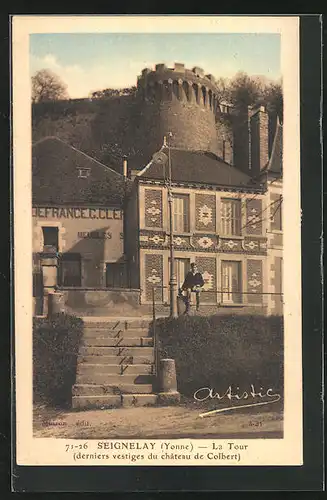 AK Seignelay, La Tour, derniers vestiges du chateau de Colbert