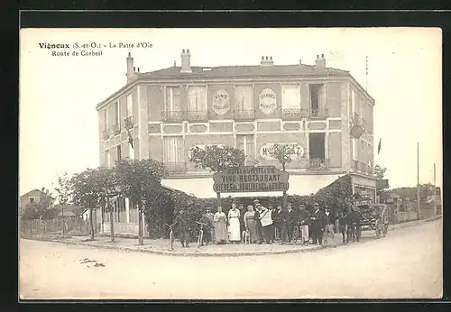 AK Vigneux, Hotel de La Patte d`Oie, Route de Corbeil