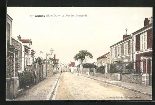 AK Grigny, La Rue des Lombards