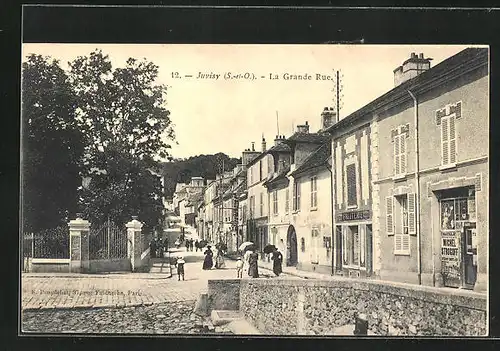 AK Juvisy, La Grande Rue