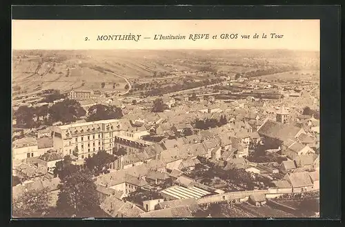 AK Montlhéry, l'Institutiom Resve et Gros vue de la Tour