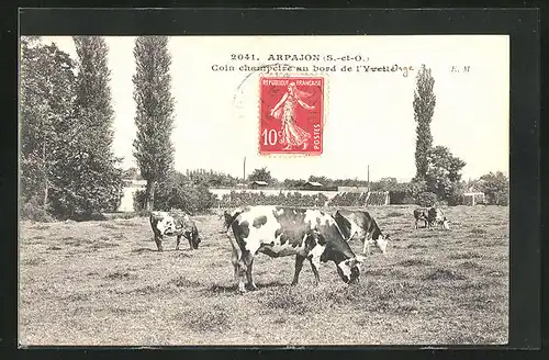 AK Arpajon, Coin champetre au bord de l'Yvette